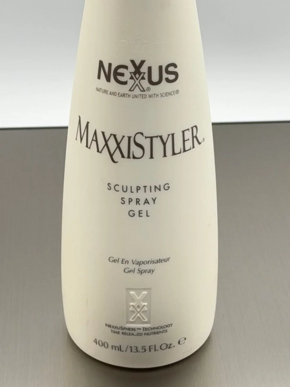 NOS - Nexxus Maxxistyler Sculpting Spray Gel – 400ml/13.5 oz